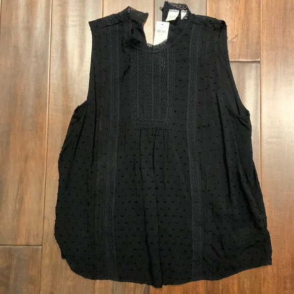 GAP. black sleeveless blouse. Size XS - Picture 1 of 4